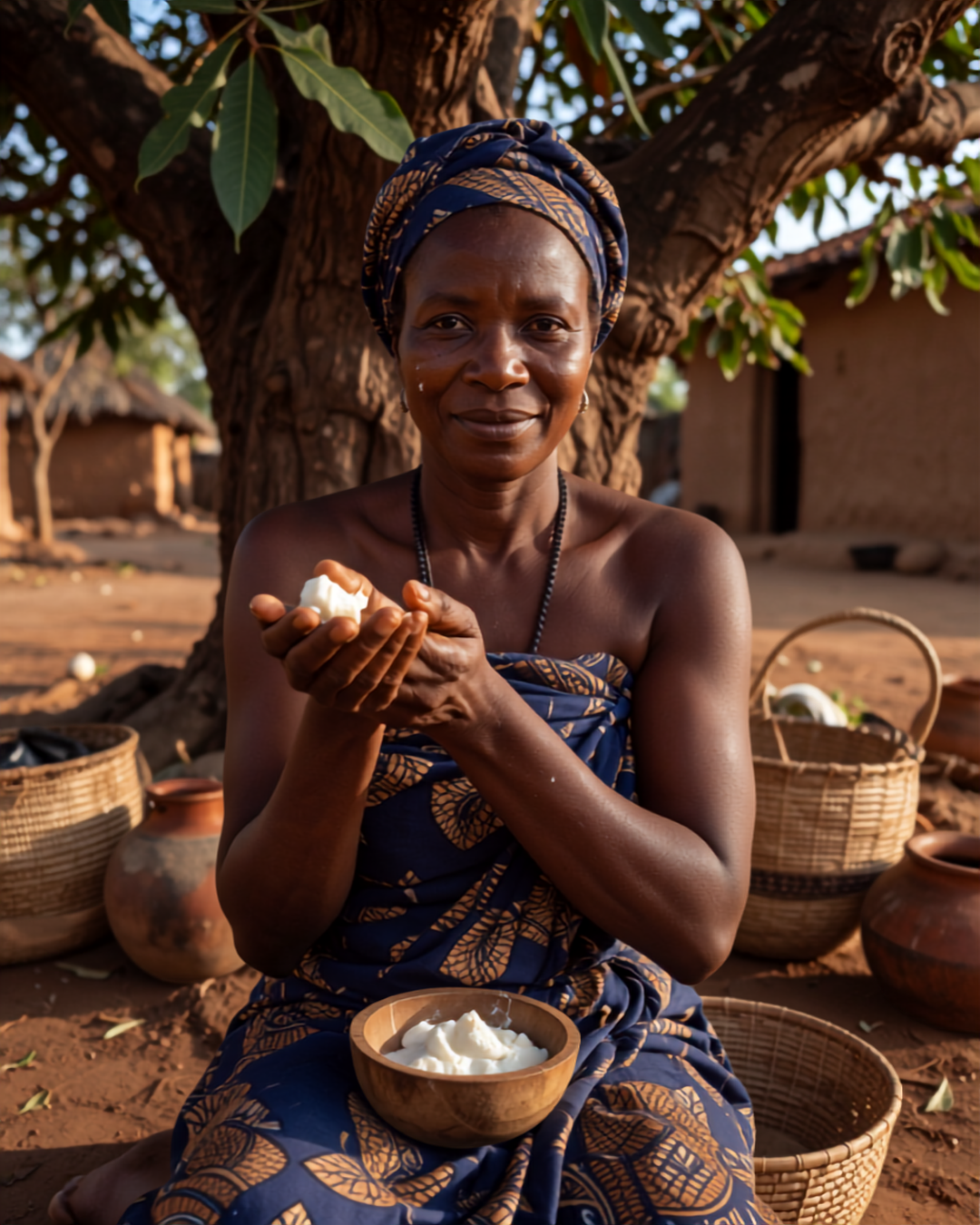 Unrefined Grade A Shea Butter | Raw Ghana Shea Butter | Honam Naturals 485 g