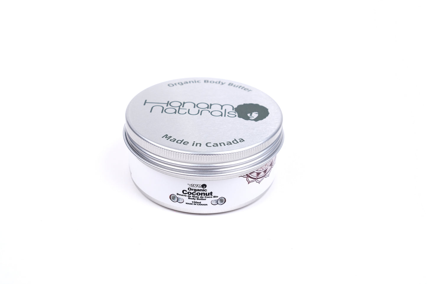 HONAM NATURALS COCONUT BODY BUTTER- HONAM NATURALS BEURRE CORPOREL À LA NOIX DE COCO