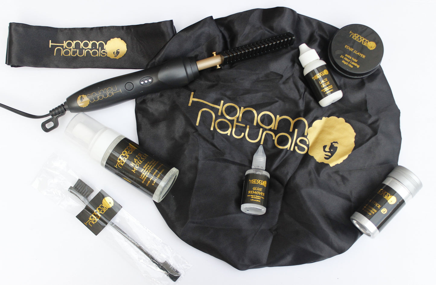 HONAM NATURALS 9-PIECE WIG KIT   KIT DE 9 PIÈCES POUR PERRUQUES HONAM NATURALS :