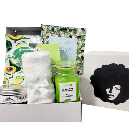EXFOLIATING SUPREME SUGAR SCRUB BOX   BOÎTE DE GOMMAGE AU SUCRE SUPRÊME EXFOLIANT.