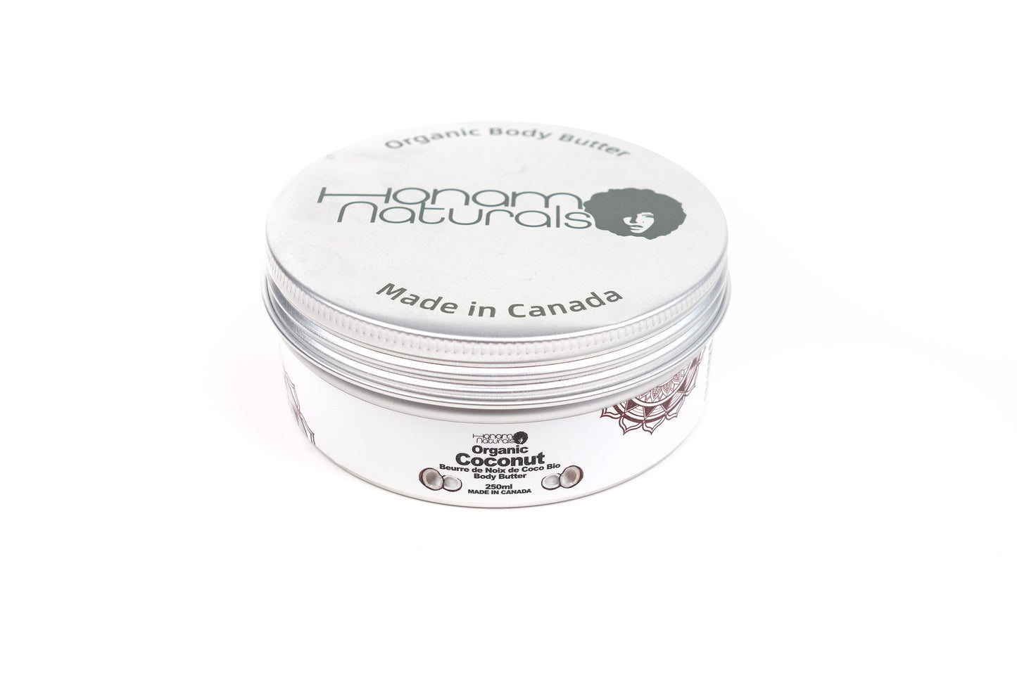 HONAM NATURALS COCONUT BODY BUTTER-   HONAM NATURALS BEURRE CORPOREL À LA NOIX DE COCO