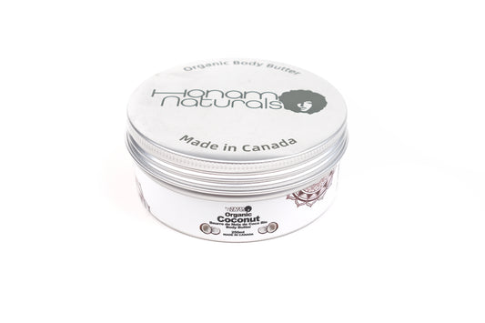 HONAM NATURALS COCONUT BODY BUTTER-   HONAM NATURALS BEURRE CORPOREL À LA NOIX DE COCO