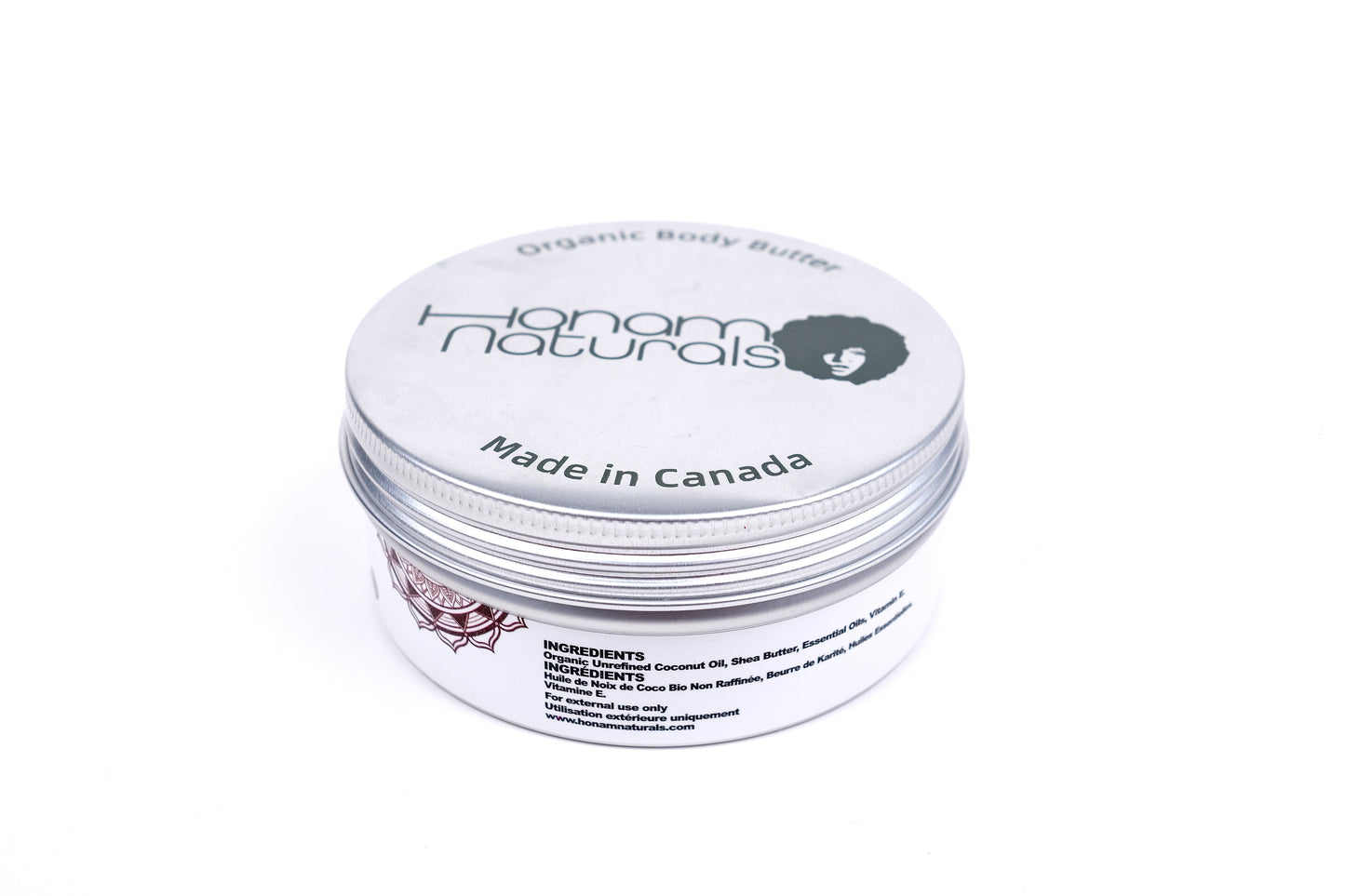 HONAM NATURALS COCONUT BODY BUTTER-   HONAM NATURALS BEURRE CORPOREL À LA NOIX DE COCO