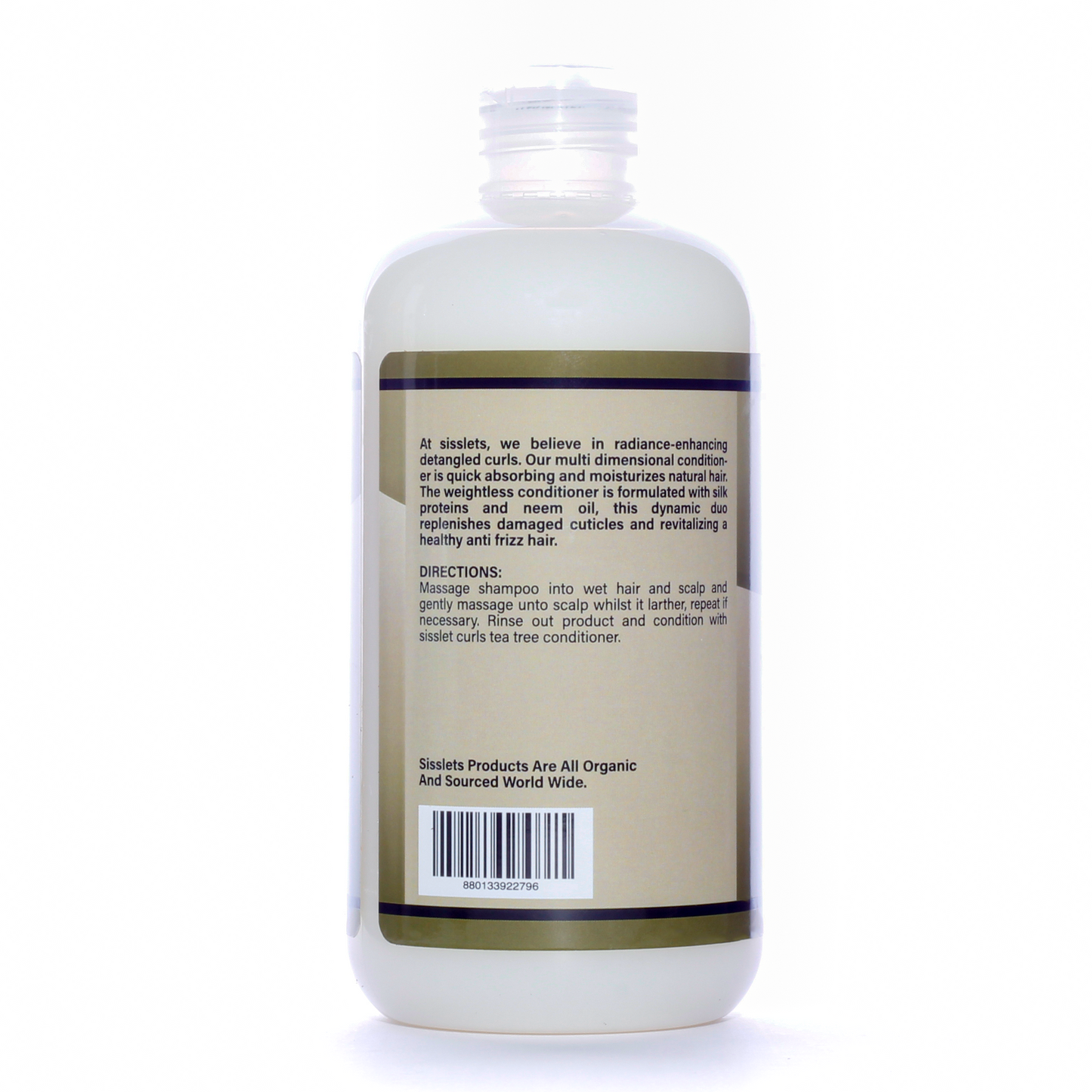 SISSLET TEA TREE SHAMPOO & PEPPERMINT  - 500ML